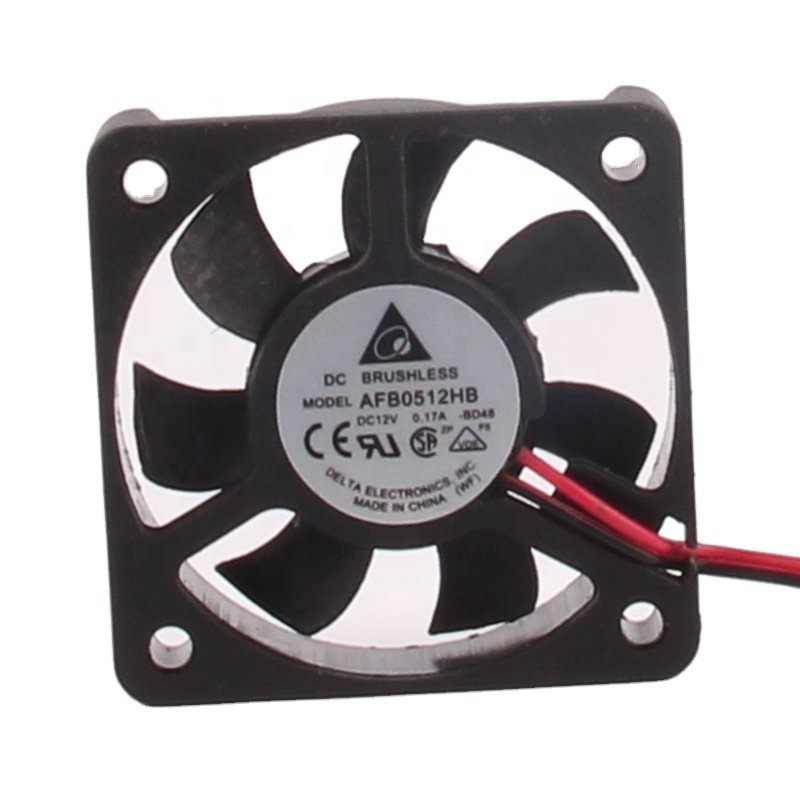 Authentic Brand New 24V 48V DC12V 0.17A EC AC 50X50X15MM 5CM 5015 2-line Large air Volume Double Ball AFB0512HB Cooling Fan